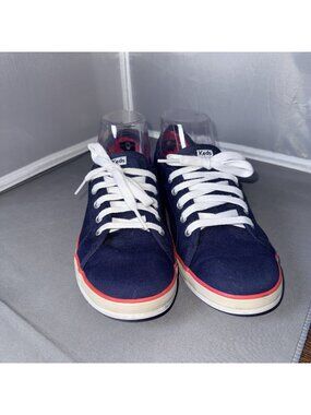 Keds Women's Coursa LTT Navy Blue Canvas Lace Up Sneakers Size 7.5